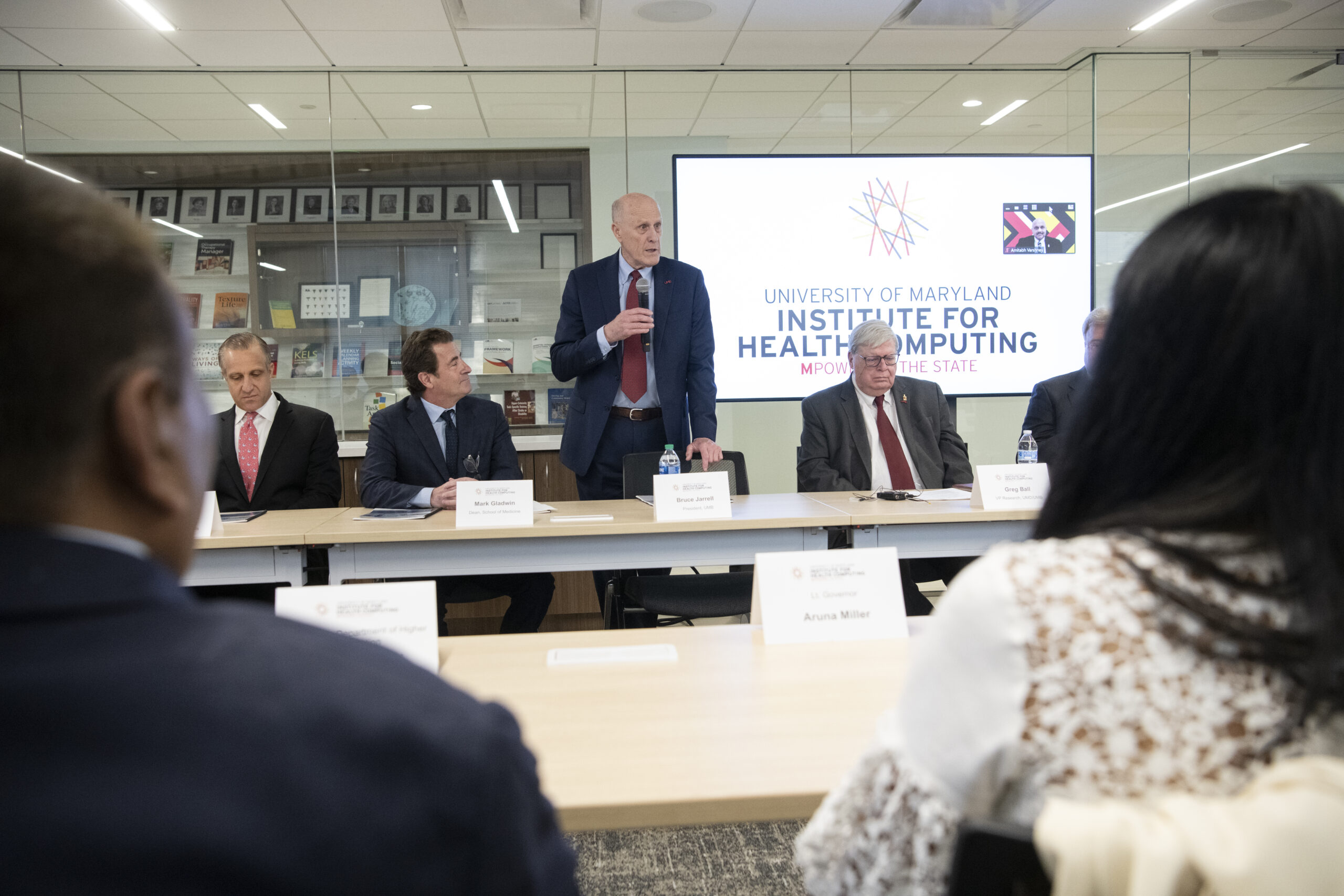 University of Maryland Leadership at the Institute for Health Computing.